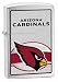 Zippo Lighter NFL ARIZONA Cardinals, Brushed Chrome