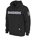 NFL Oakland Raiders Classic Heavyweight Hood II Adult Long Sleeved Hooded Fleece Pullover, Black, X-Large
