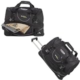 High Sierra 22' ' Rolling Duffel Black 8050-27BK