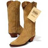 Lucchese Classics 'E2078' Goat Leather Cowboy Boots Womens 8.5 - Tan by Lucchese Classics