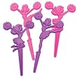 Cheerleading Cupcake Picks - Set of 12