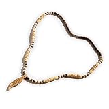 Surfer Dude Bone Beaded Men's Pendant Necklace
