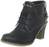 Tom Tailor Alberta low lace 514300012000, Damen Stiefel, Schwarz (black 0), EU 39