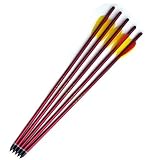 6 Aluminum Metal Arrows 17 Long Brand New Crossbow Arrows