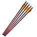 6 Aluminum Metal Arrows 16" Long Brand New Crossbow Arrows