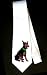 Party Decoration Necktie with dog, doberman, collar