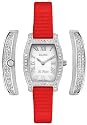 Women's La Petite Full Diamond Red Grosgrain Strap