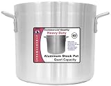 8 Quart Heavy Duty Professional Aluminum Stock Pot with Cover
