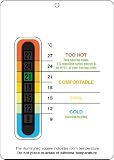 from Colour Change Products Eco Room Thermometer White - check your heating costs