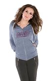 New York Giants Women's Tried and True Tri-Blend Full-Zip Hoodie - by Alyssa Milano