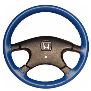 Burgundy - WHEELSKINS Genuine Leather Steering Wheel Cover - Original One Color (non perforated) - Honda Civic | 1992 1993 1994 1995 1996 1997 1998 1999 2000 2001