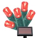 Philips 50-Bulb Solar Mini Lights - Red