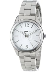 Timex Womens T2P185KW Ameritus Silver-Tone Stainless Steel Bracelet Dress Watch