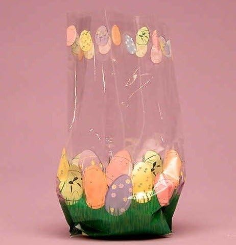 Easter Eggs Cello Bags, Pack of 25 Great for Easter