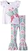Mud Pie Baby Girls' Little Butterfly Tunic and Legging, Multi, 2T