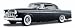 1956 Chrysler 300B diecast model car 1:18 scale die cast by Maisto - White