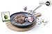 GreenPan Lima 3D I Love Meat & Poultry 11 Inch Hard Anodized Non-Stick Dishwasher Safe Ceramic Fry Pan