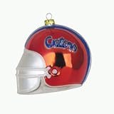 Florida Gators 3 Collegiate Glass Football Helmet Holiday Ornament - NCAA College Athletics