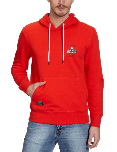 JACK & JONES Herren Sweatshirt 12055793, Gr. 52/54 (L), Rot (FIERY RED) Preisvergleich