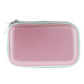 Premium Pink Eva Pouch Carrying Case for Nintendo DS Lite, 2.5
