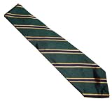 Polo Ralph Lauren Mens Silk Italy Dress Tie Green Yellow Navy Stripe
