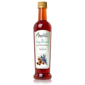 Amoretti Organolicious Hazelnut Flavored Blue Agave Nectar (375mL)
