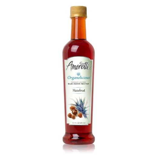 Amoretti Organolicious Hazelnut Flavored Blue Agave Nectar (375mL)