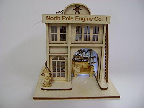 Ginger Cottages - North Pole Engine Company #1, Firehouse GC120