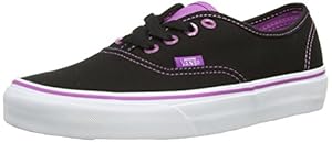 Vans Unisex Authentic (Clear Eylts) Blk/Rdntorchd Skate Shoe 7.5 Men US / 9 Women US