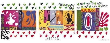 Thousand And One Nights by Henri Matisse. Art Print Poster 66 inches width by 27 inches height. Highest Quality Art Poster Print