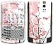 Pink Tranquility Design Protective Skin Decal Faceplate for Blackberry Curve 8300/ 8310/ 8320 Cell Phones