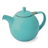 Curve Teapot w/ Infuser 45 Oz. TURQUOISE
