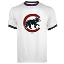 Chicago Cubs 'Crawling Bear' Ringer Shirt by Majestic Athletic