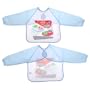Bavoir � manches longues pour b�b� gar�on � motif 'Driving is fun' et avec sangle velcro (Taille unique) (Voir l'image)