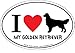 Prismatix Decal I Love My Golden Retriever