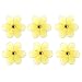 2" Yellow Mini Daisy Flower 6pc nylon hanging ceiling wall baby nursery room wedding decor