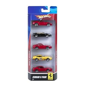 Hot Wheels Ferrari Super Car Classics 5 Pack