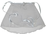 Silver Georgette Wrap Ballet Skirt w/matching Hair Scrunchie Adult Sizes