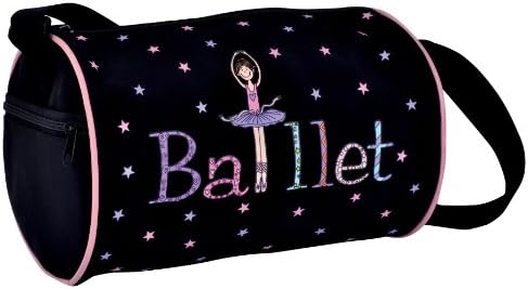 Dansbagz Geena Ballerina Roll Duffel Bag One Size Black