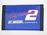 RUSTY WALLACE #2 NASCAR Logo Tri-Fold Nylon Wallet