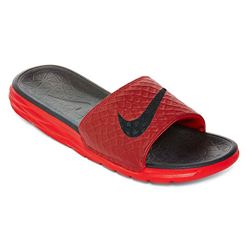 Nike Mens Benassi Solarsoft Slide 2 Slides Grey/navy (11)