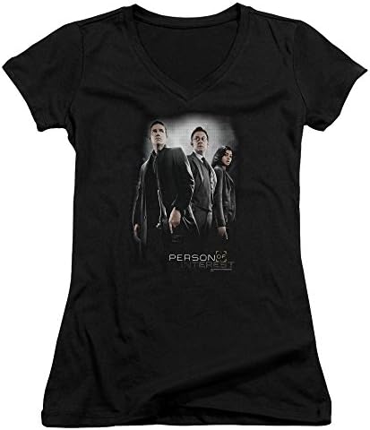 Person Of Interest Crime Drama Nyc TV Series CBS Cast Juniors V-Neck T-Shirt Tee