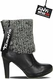 Tamaris Schuhe Damen Plateau Stiefeletten Ankle Boots black 1-25334-29, Schuhgröße:EUR 38