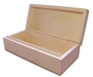 Holzbox, Aufbewahrungsbox, Holz-Schachtel, Linde unbehandelt: Amazon.de