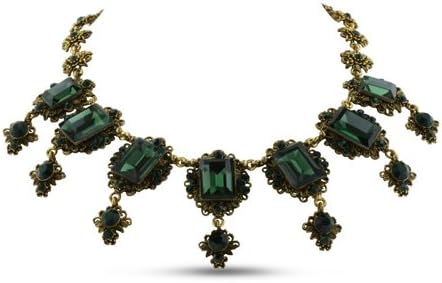 Passiana Emerald Floral Collar