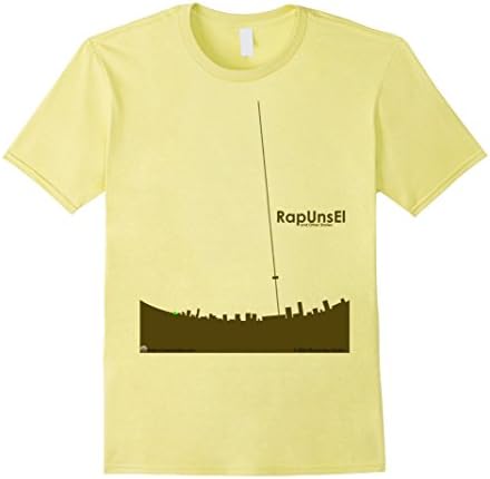 Men's Manawaker Studio RapUnsEl T-shirt Medium Lemon