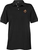 Baltimore Orioles Black Classic Pique Stainguard Polo Shirt
