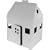 Kid-Eco Childs Playhouse Cardboard Toy (White)