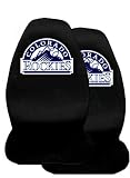 2 Front Seat Covers - Colorado Rockies