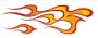 Pilot Automotive LT-00469 Flame Left Graphic Lethal Threat Decal